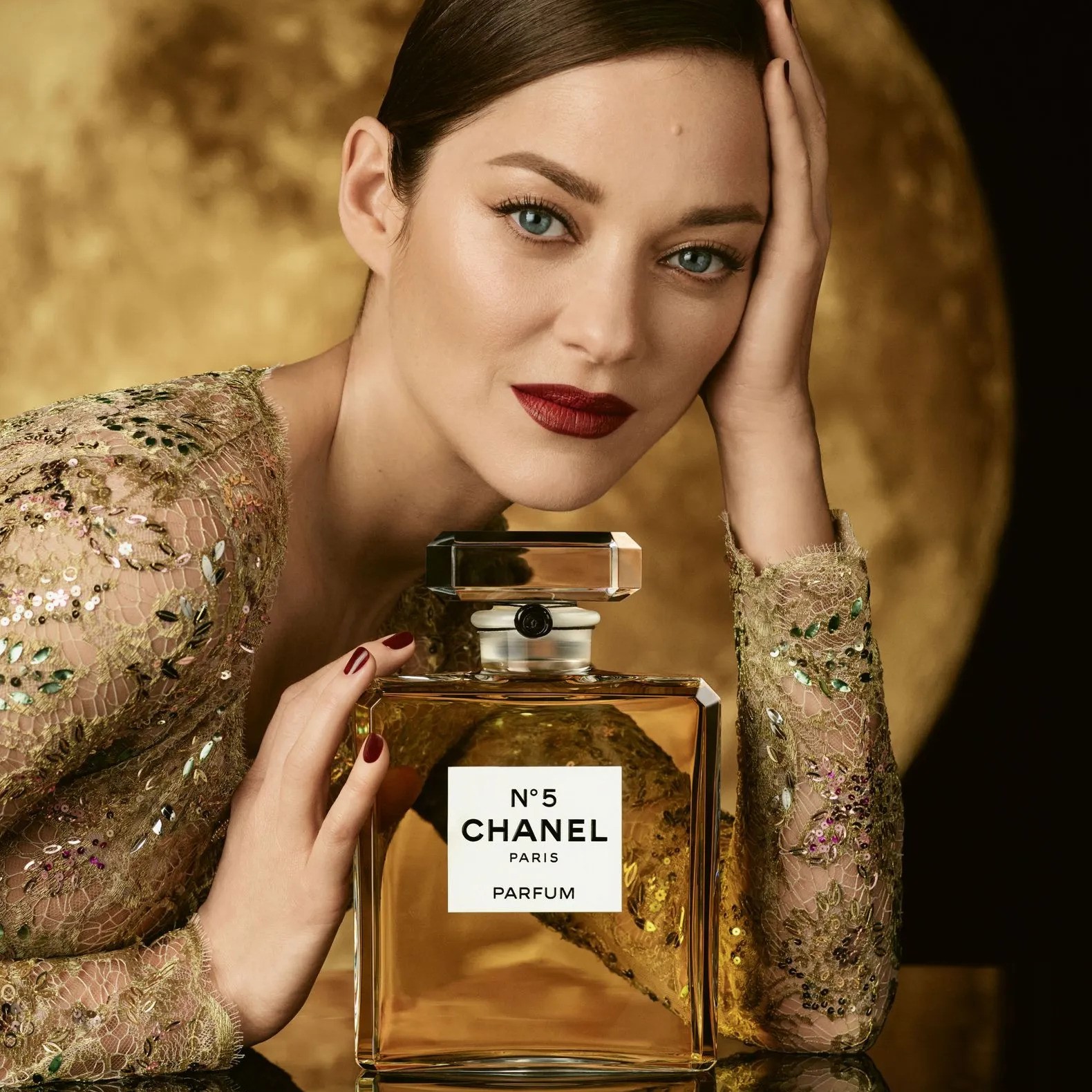 photo parfum chanel anniversaire marion cotillard 