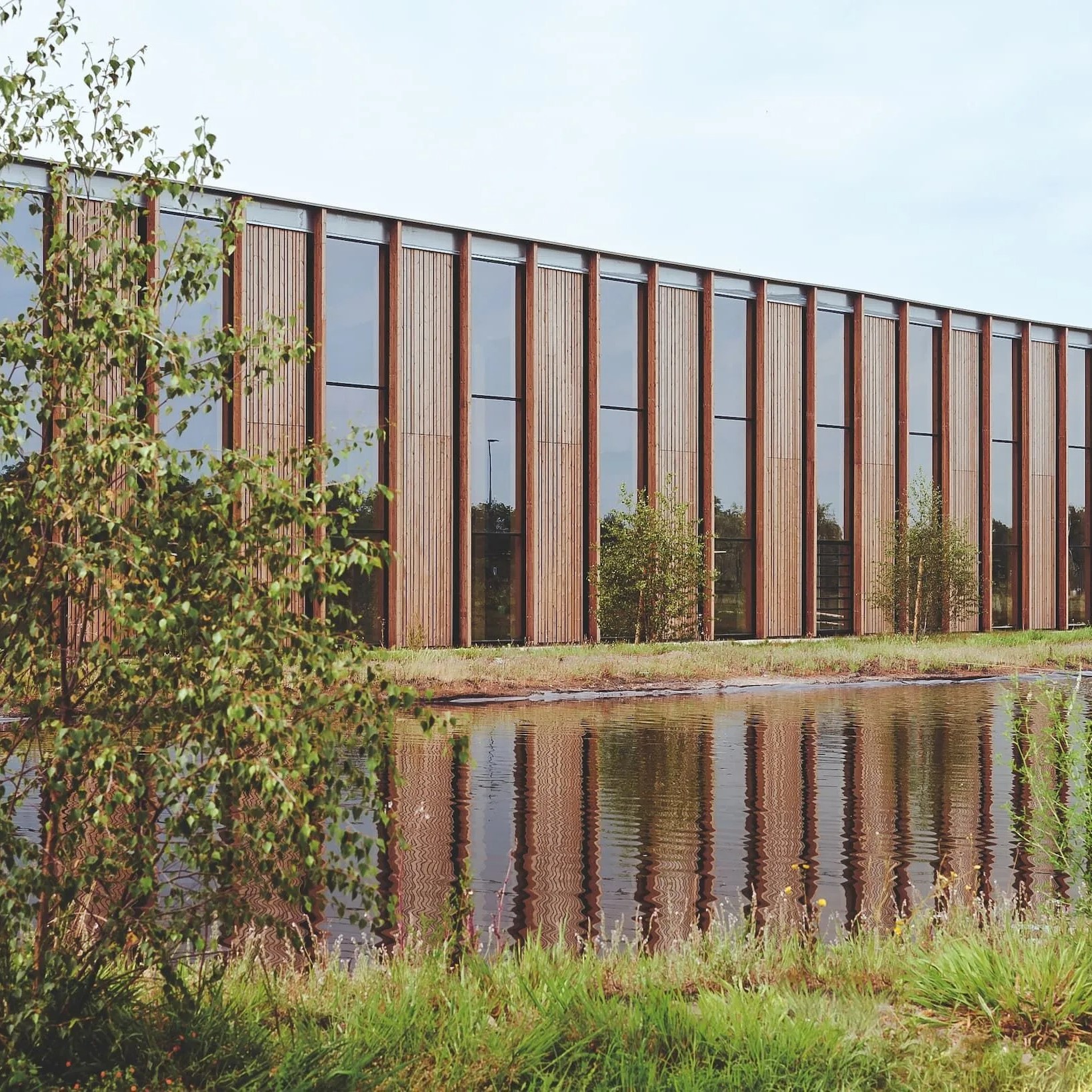 La nouvelle maroquinerie de Guyenne en bois et béton