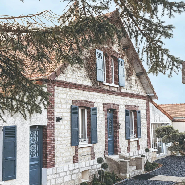 L'ancienne maison du laitier de Giverny devenue maison d'hôtes du chef David Gallienne