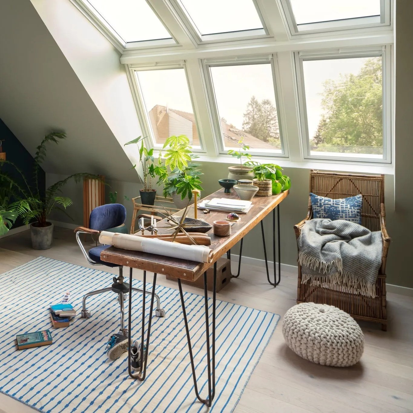 Combles aménagés avec fenêtre de toit Velux®