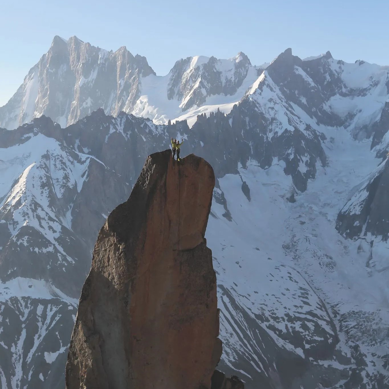 sommet de l'aiguille de la République.