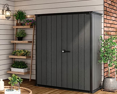 Armoire Cortina Alto en résine effet bois - 1400L