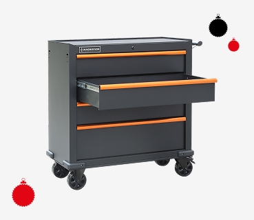 Servante 4 tiroirs et 4 roues directrices