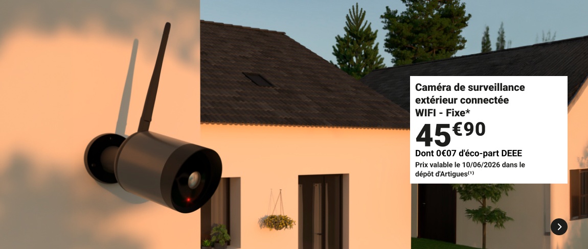 Caméra de surveillance extérieur connectée WIFI - Fixe